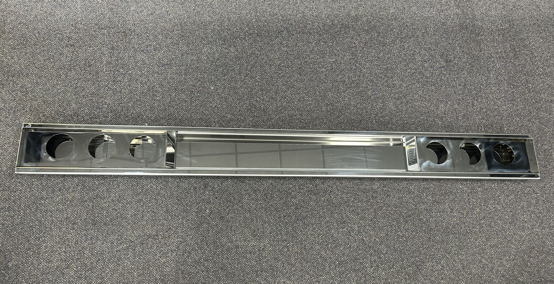 Bumper Bar (Rear) Stainless Steel 2400Mm With Light Inserts