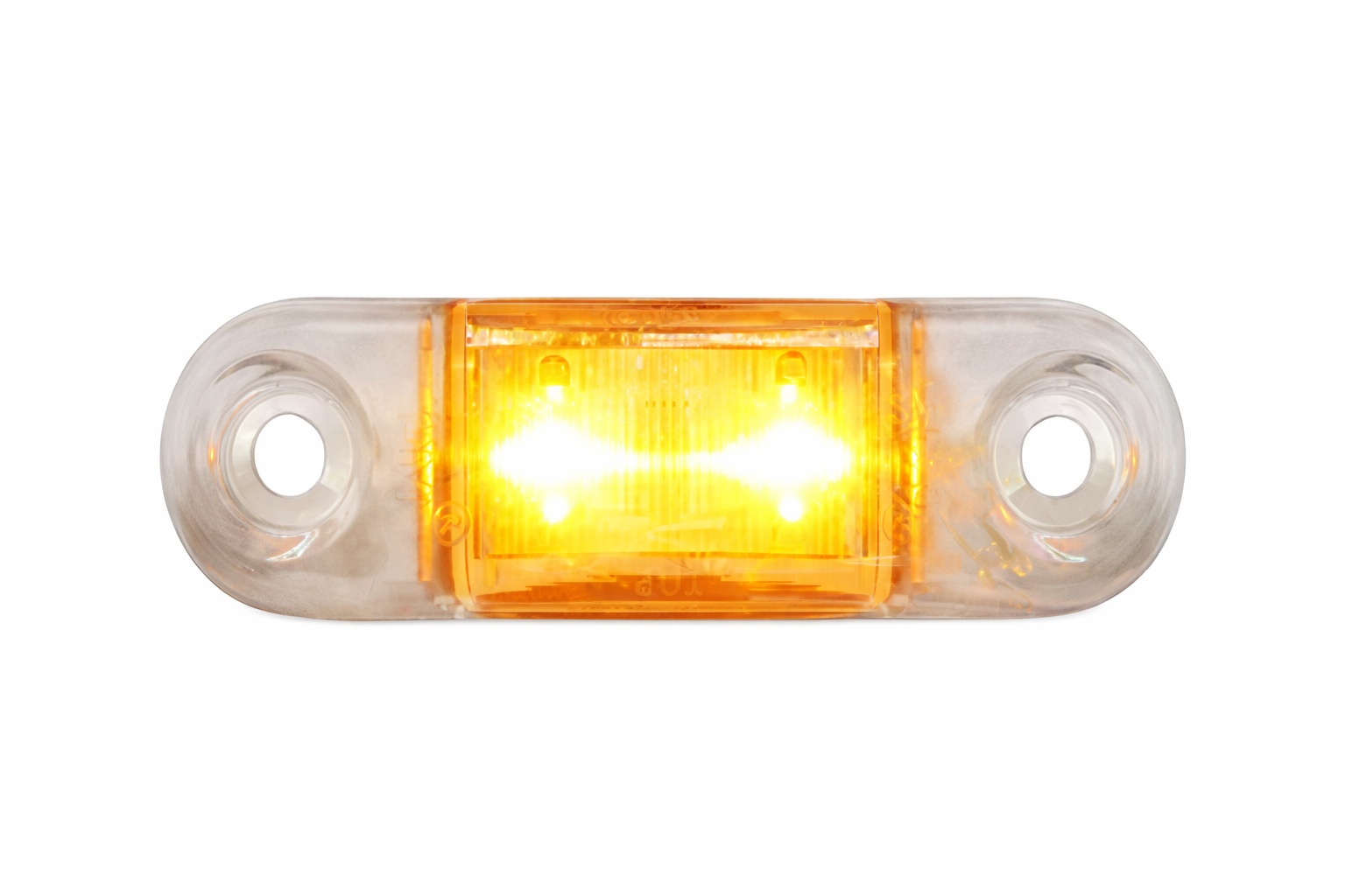 Light Marker-Amber Led/Clear Lens (Pet)