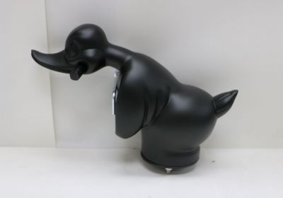 Hood Ornament Duck ( Black )