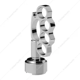 Knuckle Gearshift Knob-13/15/18 Speed - Chrome