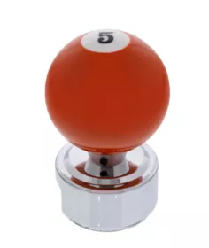 Number 5 Pool Ball Gearshift Knob For 13/15/18 Speed Eaton Style Shifters