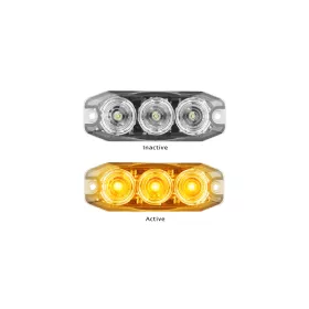Led Autolamps 12/24V Led Amber Emergency Lamp With Flash Patterns