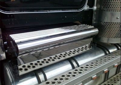 Stainless Steel Battery Box Cover To Suit Kenworth Square Tank