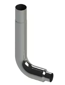 350C Series|Chrome 90°- 8>5inch x 17inch (Reduced End) x 10inch (TaperLoc End)