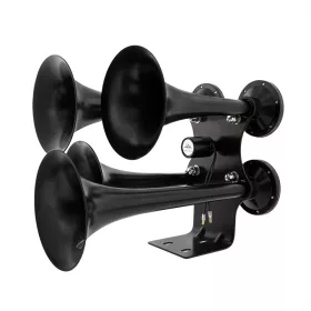 4 Trumpets Train Horn - Black