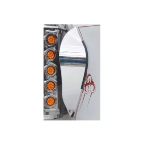 Stainless Steel Elephant Ears Pair To Suit Western Star 4900/4800