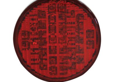 LED Multi Volt 4 Inch Round Red Stop Indicator