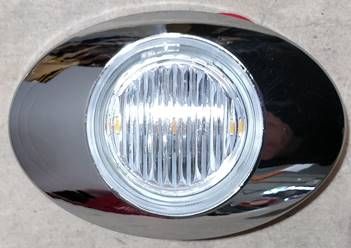 LED Light 12 Volt M3 Clear/Amber