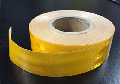 Reflective Tape Yellow (Sold By The Metre) 50mm Wide