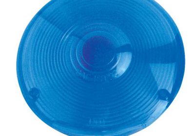 Lens Replacement Plastic 4 Inch Round Blue