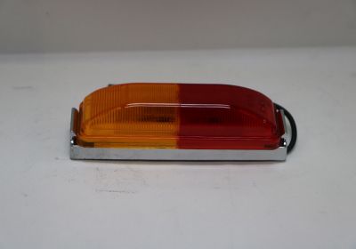 Light LED Amber/Red w/Chrome Base ( 12 Volt )
