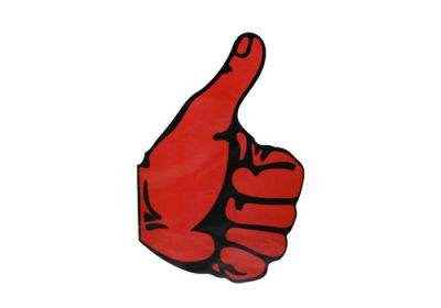 Sticker Thumbs Up Red Left