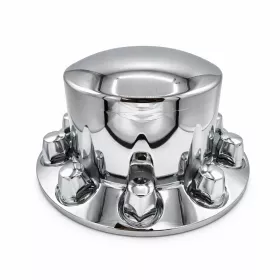 ABS 335mm rear hub cover with 33mm push on nut covers