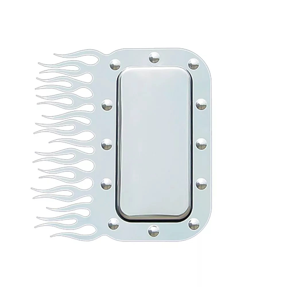 thumbnail image 2 of TTS Small Chrome Dash Gauge Surround – No Visor, Fits Kenworth, Possibly HQ/HJ/GTS 2 of 4