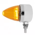 Light Led 12Volt Single Face Bullet Watermelon Amber/Amber