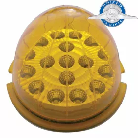 17 Led Watermelon Reflector Cab Light - Amber Led/Amber Lens