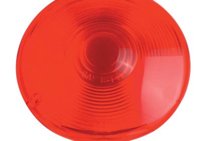 Lens Replacement Plastic 4 Inch Round Red
