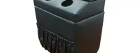 Middle Seat Console Storage/Bench Black
