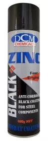 BLACK ZINC PROTECTS AGAINST RUST & CORROSION.