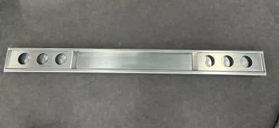 Bumper Bar (Rear) Alloy 2400Mm Inserts
