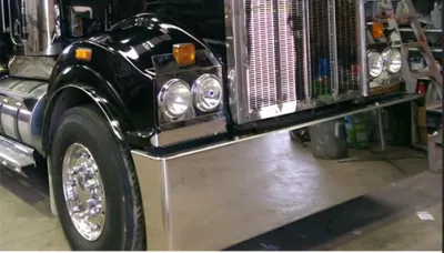 Bumper Stainless Steel Curved 22
