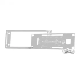 A/C Control Plate Set With Crystal Dash Screw For Kenworth