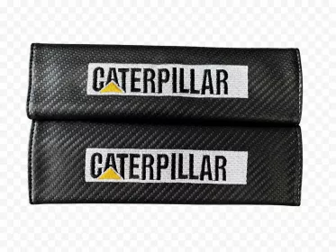 Seat Belt Cover, Carbon Fibre W/Caterpillar Logo