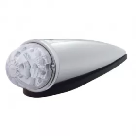 17 Led Reflector Watermelon Cab Light Kit - Amber Led/Clear Lens