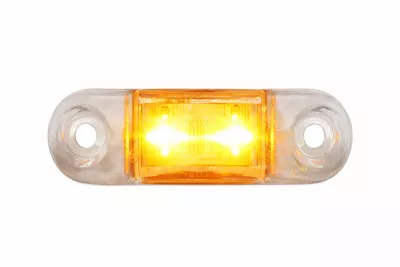 Light Marker-Amber Led/Clear Lens (Pet)