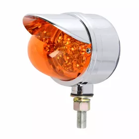 12V SPYDER AMBER LED LIGHT W/ CR. RIM & VISOR