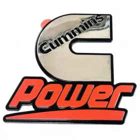 Cummins power Chrome Plated Sticker
