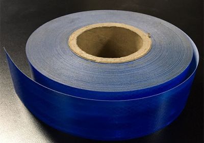 Reflective Tape Blue (Sold By The Metre) 50mm Wide