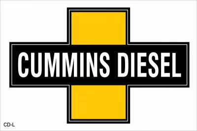 Decal Cummins Diesel ( 1X Large )