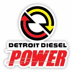 Decal Detroit Diesel Large