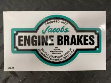 Decal Jacobs Oval Style Large