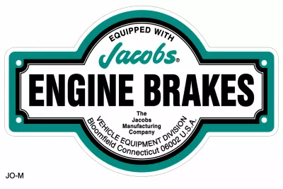 Decal Jacobs Oval Style Large