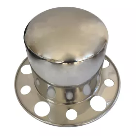 Hubcover (Stainless) 335Mm/Dome 1-Piece 200Mm Int Height