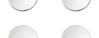 Endcap Mudguard Pole Chrome 4 Pack