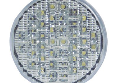 LED Multi Volt 4 Inch Round Clear Indicator