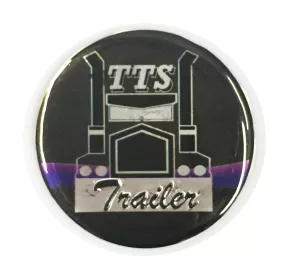 Sticker Brake Knob Trailer Chrome (Kenworth)