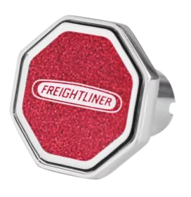 Freightliner Logo Octagon Knob Metallic Red 481
