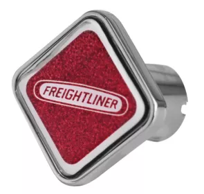 Freightliner Logo Square Knob Metallic Red 481