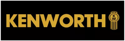 Banner Kenworth Blk/Gld Sold as a Pair