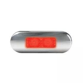 2PF 980 855-311 HELLA Rear Marker Light Red LED 12 or 24V SS RIM