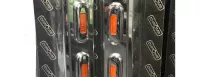 LED Light Mirror Bracket Amber Universal Pair