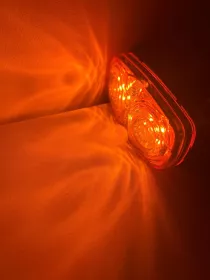 Led Multi-Volt Tiger Eye Light Amber