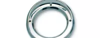 Light Cover With Visor 4 Inch Round Chrome