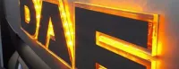 Luminated Grill Letters Amber to suit CF