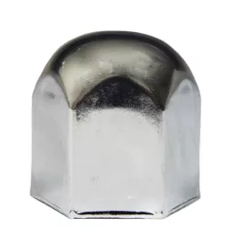 Nut cover 25mm Chrome No Flare Dome Head