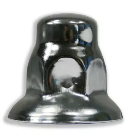 Nut cover 30Mm Chrome large Flare Flat Head